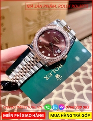 dong-ho-nu-rolex-lady-date-just-f1-automatic-mat-nau-day-demi-timesstore-vn