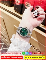 dong-ho-nu-rolex-lady-date-just-f1-mat-xanh-la-day-demi-timesstore-vn