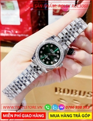 dong-ho-nu-rolex-lady-datejust-f1-mat-xanh-la-day-kim-loai-timesstore-vn