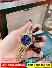 dong-ho-nu-rolex-mat-xanh-dinh-da-day-vang-gold-timesstore-vn