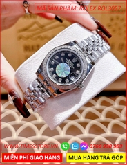 dong-ho-nu-rolex-sieu-cap-f1-mat-den-dinh-da-day-kim-loai-timesstore-vn