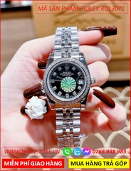 dong-ho-nu-rolex-sieu-cap-f1-mat-mau-den-dinh-da-day-kim-loai-timesstore-vn