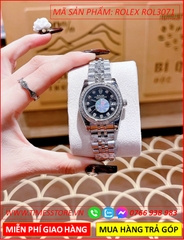 dong-ho-nu-rolex-sieu-cap-f1-mat-mau-den-dinh-da-day-kim-loai-timesstore-vn