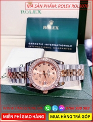 dong-ho-nu-rolex-sieu-cap-f1-mat-mau-hong-day-demi-timesstore-vn