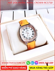 dong-ho-nu-royal-crown-mat-so-la-ma-da-rose-gold-day-da-vang-timesstore-vn