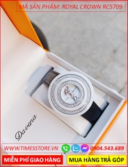 dong-ho-nu-royal-crown-mat-tron-trang-vien-da-silver-day-da-den-thoi-trang-dep-gia-re-timesstore-vn