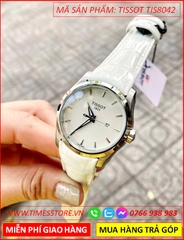 dong-ho-nu-tissot-1853-mat-tron-trang-silver-day-da-trang-thoi-trang-dep-gia-re-timesstore-vn