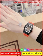 dong-ho-nu-xcer-automatic-lo-co-skeleton-full-den-silicone-do-timesstore-vn