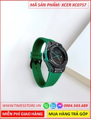 dong-ho-nu-xcer-tua-hublot-mat-full-da-den-sillicone-xanh-la-timesstore-vn