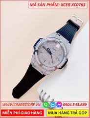 dong-ho-nu-xcer-tua-hublot-mat-full-da-swarovski-day-sillicone-den-timesstore-vn