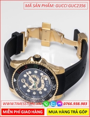 dong-ho-unisex-gucci-dive-mat-con-ran-vang-gold-day-sillicone-timesstore-vn