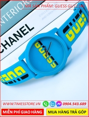 dong-ho-unisex-guess-logo-turquoise-day-sillicone-xanh-timesstore-vn