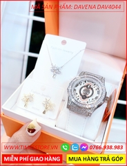 set-dong-ho-nu-davena-automatic-mat-tron-dinh-da-swarovski-silver-day-da-trang-dep-gia-re-timesstore-vn