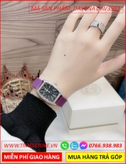 set-dong-ho-nu-davena-mat-oval-xanh-dinh-da-swarovski-silver-day-silicone-tim-dep-gia-re-timesstore-vn