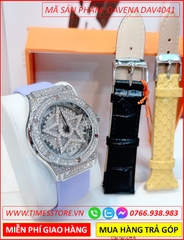 set-dong-ho-nu-davena-ngoi-sao-5-canh-mat-xoay-da-swarovski-silver-day-cao-su-mau-xanh-dep-gia-re-timesstore-vn