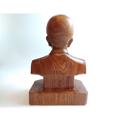 Tượng chân dung đại tướng Võ Nguyên Giáp gỗ hương