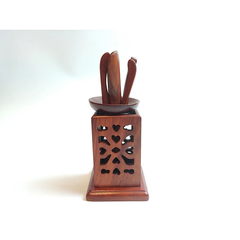 Dụng cụ pha trà - Bộ dụng cụ pha trà bằng gỗ hương