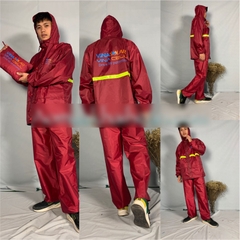 Áo mưa bộ vải PU siêu nhẹ