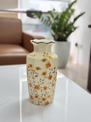 Bình hoa lục giác hoa dây kiểu dáng châu âu cổ điển