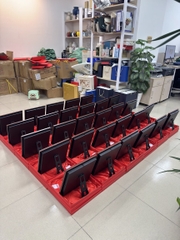 Tranh cá chép hoa sen mạ vàng 30 x 30 cm