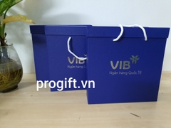 Khăn tắm thêu logo - VIB