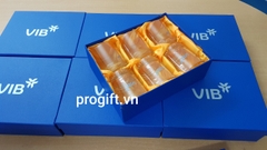 Cốc thủy tinh in logo - Ngân hàng VIB