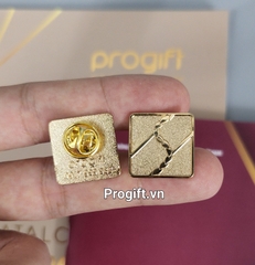 Logo huy hiệu cài áo Agribank mạ vàng 24