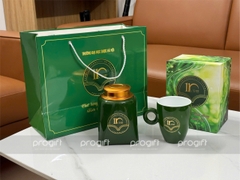 Set quà tặng bình trà sứ và cốc sứ