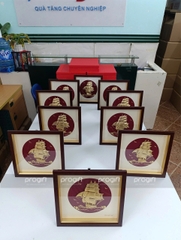 Tranh thuyền buồm mạ vàng - Thuận buồm xuôi gió
