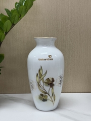 Bình hoa sứ in họa tiết vàng kim - BH 7