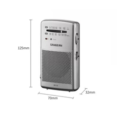 đài fm stereo bỏ túi sangean sr-35  bắt sóng khỏe 