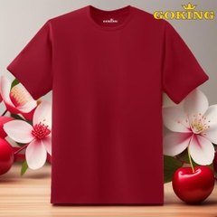 Áo thun trơn hàng hiệu GOKING, form unisex cho nam nữ, trẻ em. Chất liệu cotton và thun lạnh