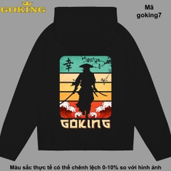 Samurai, mã Goking7. Áo khoác gió in hình siêu đẹp, form unisex cho nam nữ. Áo khoác dù Goking hàng hiệu cao cấp