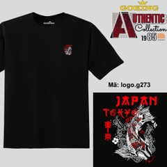 JAPAN, mã logo.g273. Áo thun nam nữ in logo đẹp, form unisex. Áo phông GOKING hàng hiệu, quà tặng cao cấp cho gia đình, cặp đôi, lớp nhóm, doanh nghiệp