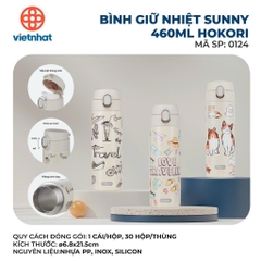 BÌNH GIỮ NHIỆT SUNNY 460ML HOKORI 0124