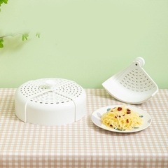 Lồng bàn đậy thức ăn gấp gọn mini đa năng tránh ruồi muỗi côn trùng tiện lợi