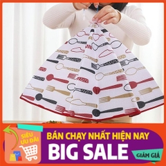 [ BỀN + ĐẸP ] Lồng Bàn Giữ Nhiệt -  Lồng Bàn Đậy Thức Ăn Chống Bụi Côn Trùng Có Thế Gấp Gọn