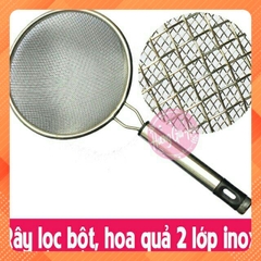 ray lọc cua ,lọc thịt inox 2 lớp cao cấp 14 cm lọc bột siêu mịn nhuavietnhat