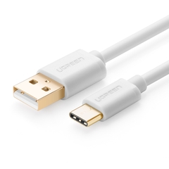 Cáp USB 2.0 Type A Male To USB 3.1 Type-C dài 3M (Trắng)