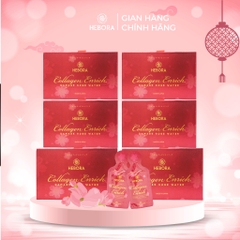 Nước Uống Hebora Collagen Enrich Damask Rose Water Nhật Bản (Dạng Túi)