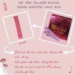 Bột Uống Collagen Nichiei Bussan Beautiful Habit Rich Nhật Bản 30 Gói