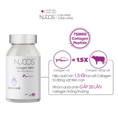 Viên Uống Collagen Chống Lão Hóa Cấp Ẩm Nucos Collagen 100% 90 Viên