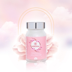 Viên Uống Tỏa Hương Hebora Premium Sakura Damask Rose  Nhật Bản 60 Viên