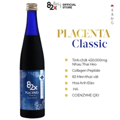 Nước Uống Tinh Chất Nhau Thai 82x Placenta Classic Nhật Bản 500ml