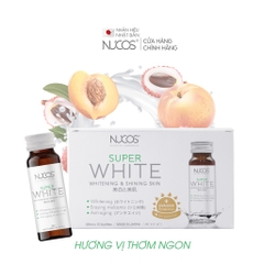Collagen Uống Trắng Da Mờ Thâm Nám Nucos Super White 50Ml X 10 Chai