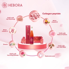 Combo 3 Chai Nước Uống Trẻ Hóa Hebora Collagen Enrich Nhật Bản