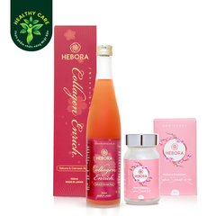 Combo Nước Uống Tế Bào Gốc Nhau Thai Hebora Và Viên Tỏa Hương Hebora Premium Nhật Bản