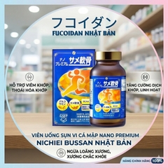 Viên Uống Sụn Vi Cá Mập Nano Premium Nichiei Bussan Nhật Bản 150 Viên