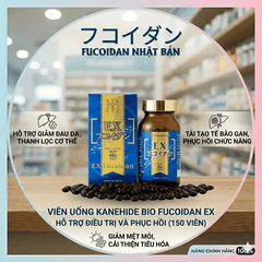 Viên Uống Hỗ Trợ Điều Trị Ung Thư Kanehide Bio Fucoidan EX Nhật Bản 150 Viên