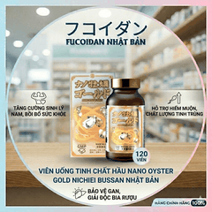 Viên Uống Tinh Chất Hàu Nano Oyster Gold Nichiei Bussan Nhật Bản 120 Viên
